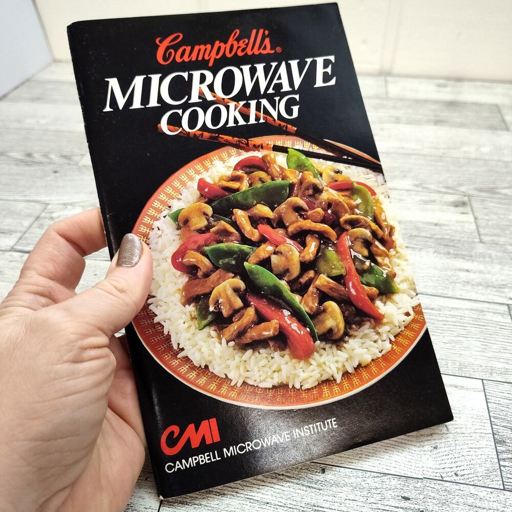Campbells Microwave Cooking Cookbook Booklet 1987 Retro Vintage CMI‎